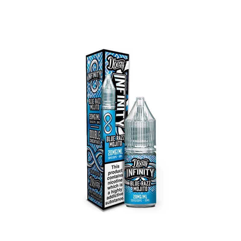 Blue-Razz-MojitoDoozy-Infinity-Salts-10ml-Small Doozy Vape Co Infinity Blue Razz Mojito Nic Salt E-Liquid 10ml - Image 1