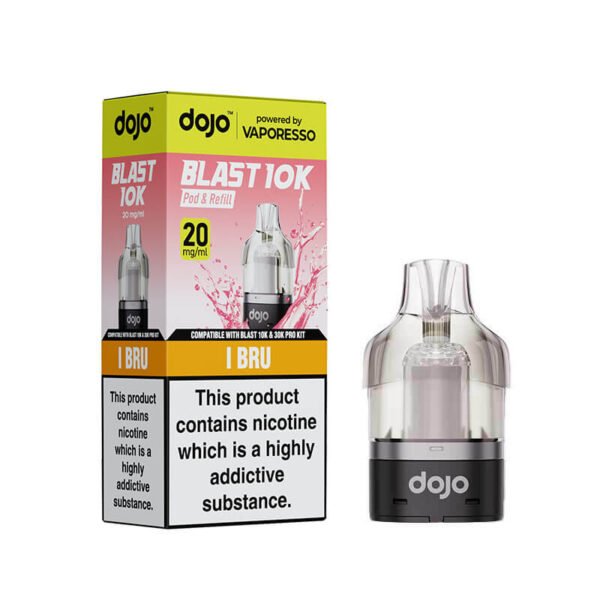 Vaporesso DOJO Blast 10K + Dojo Blast 30K I Bru Prefilled Pod & Refill