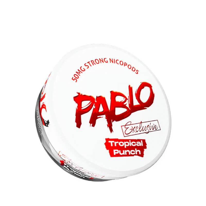 Pablo-nicotine-pouch-Tropical-Punch (1) Pablo Tropical Punch Nicotine Pouches - 30mg / Pouch - Image 1