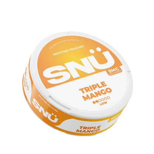 SNU Triple Mango Nic Pouches by Bar Juice