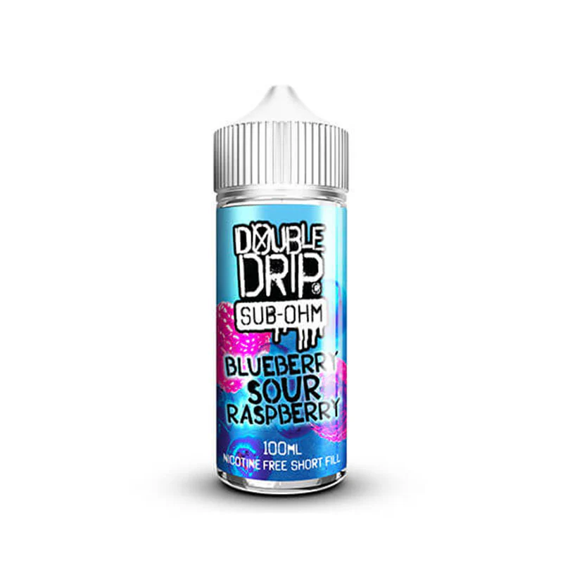 double-drip-100ml-blueberry-sour-raspberry Double Drip Blueberry Sour Raspberry 100ml Shortfill - Image 1